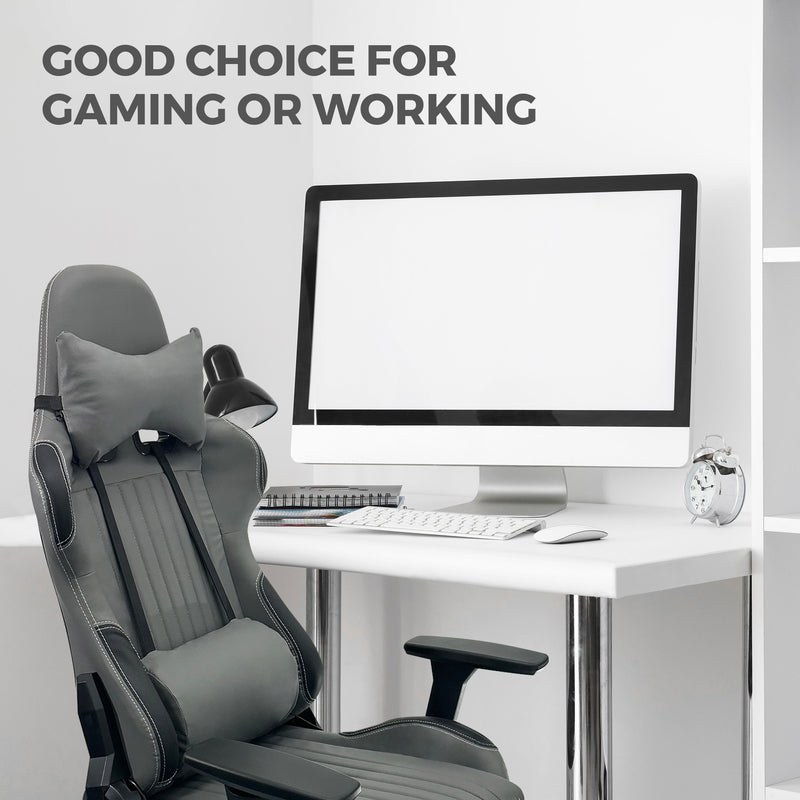 Gaming Chair with Footest Ergonomic Swivel Office Chair Height Adjustable Desk Chair