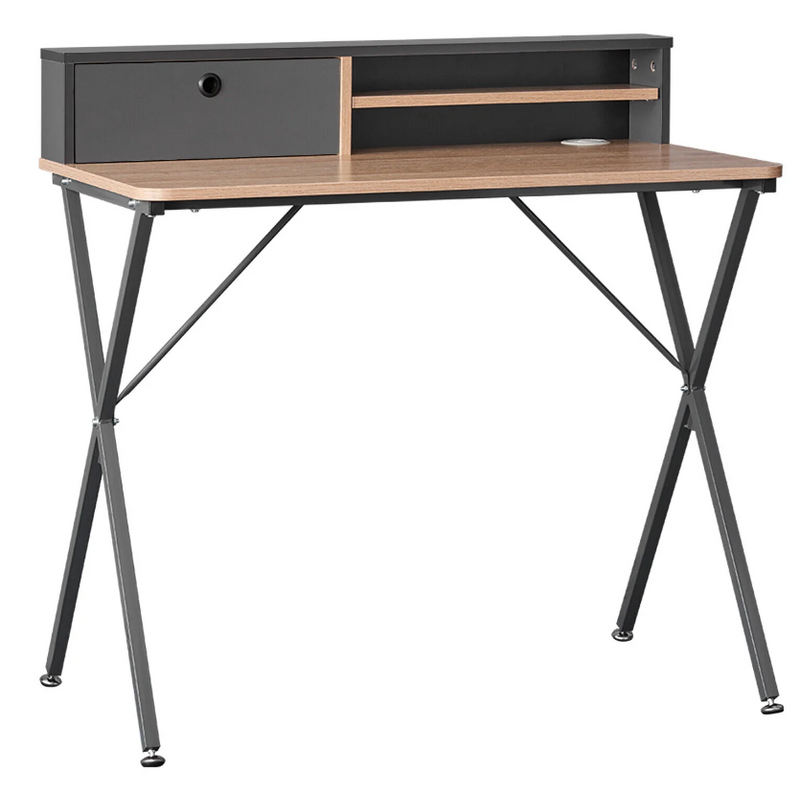 Computer Desk with Storages Gaming Workstation Home Office Laptop Writing Table