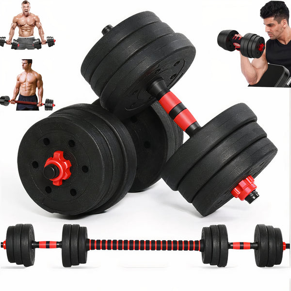 SUREPEFY 30KG Dumbbell Set Barbell Set